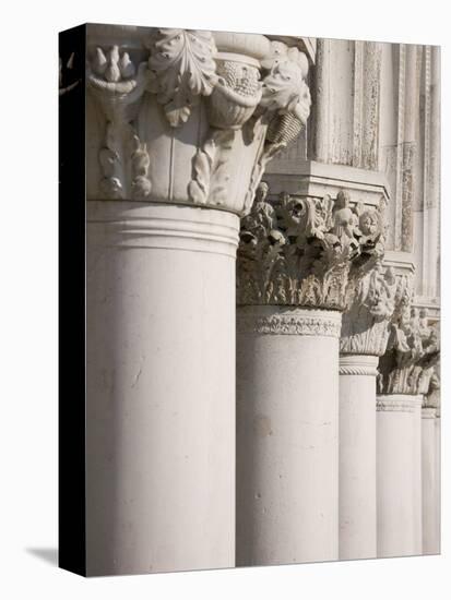 Column Sculptures of Doge's Palace-Tom Grill-Stretched Canvas