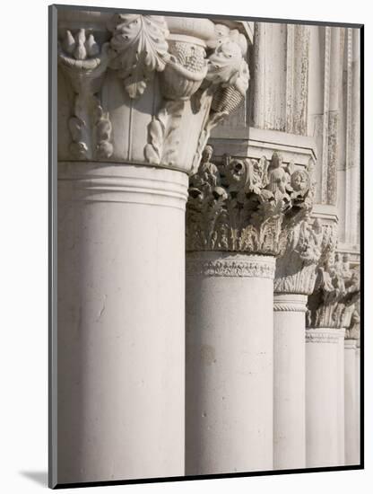 Column Sculptures of Doge's Palace-Tom Grill-Mounted Photographic Print