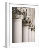 Column Sculptures of Doge's Palace-Tom Grill-Framed Photographic Print