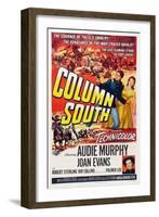 Column South-null-Framed Art Print