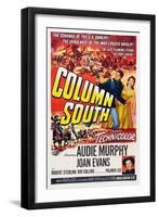 Column South-null-Framed Art Print