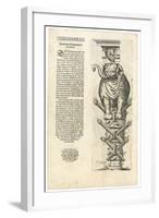 Column with Figure of an Elephant, 1604-Joseph Boillot-Framed Giclee Print