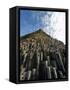 Columnar basalt along Iceland's South Coast-Layne Kennedy-Framed Stretched Canvas