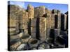 Columnar basalt at Giant's Causeway-Layne Kennedy-Stretched Canvas