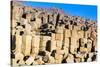 Columnar Basalt, Vikingbukta (Viking Bay), Scoresbysund, Northeast Greenland, Polar Regions-Michael Nolan-Stretched Canvas