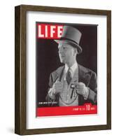 Columnist and Fashion Trendsetter Lucius Bebe, January 16, 1939-Rex Hardy Jr.-Framed Photographic Print