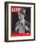 Columnist and Fashion Trendsetter Lucius Bebe, January 16, 1939-Rex Hardy Jr.-Framed Photographic Print