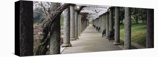 Columns Along a Path in a Garden, Maymont, Richmond, Virginia, USA-null-Stretched Canvas