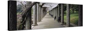 Columns Along a Path in a Garden, Maymont, Richmond, Virginia, USA-null-Stretched Canvas