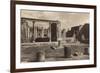 Columns and Ruins in Pompeii-null-Framed Premium Giclee Print