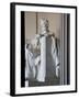 Columns and Statue of Lincoln at Lincoln Memorial, Washington DC, USA-Scott T. Smith-Framed Photographic Print