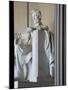 Columns and Statue of Lincoln at Lincoln Memorial, Washington DC, USA-Scott T. Smith-Mounted Photographic Print