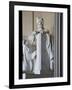 Columns and Statue of Lincoln at Lincoln Memorial, Washington DC, USA-Scott T. Smith-Framed Photographic Print