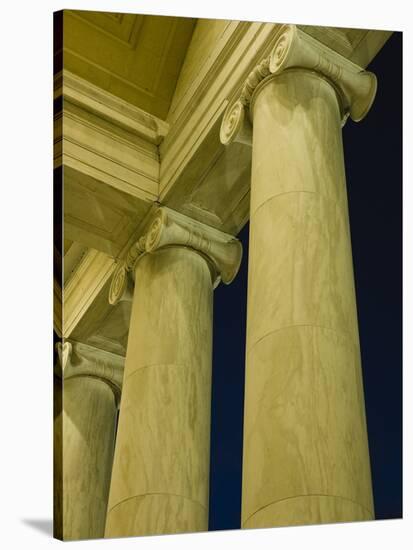 Columns at Jefferson Memorial-Rudy Sulgan-Stretched Canvas