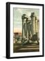 Columns at Luxor-null-Framed Art Print