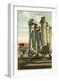 Columns at Luxor-null-Framed Art Print