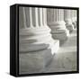 Columns at Supreme Court Building-Ron Chapple-Framed Stretched Canvas