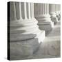 Columns at Supreme Court Building-Ron Chapple-Stretched Canvas