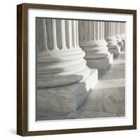 Columns at Supreme Court Building-Ron Chapple-Framed Photographic Print