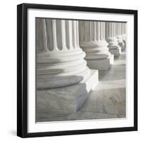 Columns at Supreme Court Building-Ron Chapple-Framed Photographic Print