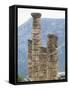 Columns at Temple of Apollo at Delphi-Daniella Nowitz-Framed Stretched Canvas