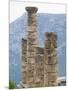 Columns at Temple of Apollo at Delphi-Daniella Nowitz-Mounted Photographic Print