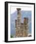 Columns at Temple of Apollo at Delphi-Daniella Nowitz-Framed Photographic Print