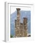 Columns at Temple of Apollo at Delphi-Daniella Nowitz-Framed Photographic Print