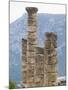 Columns at Temple of Apollo at Delphi-Daniella Nowitz-Mounted Photographic Print