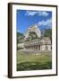 Columns Building in Foreground with Pyramid of the Magician Beyond-Richard Maschmeyer-Framed Photographic Print