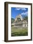 Columns Building in Foreground with Pyramid of the Magician Beyond-Richard Maschmeyer-Framed Photographic Print