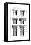 Columns Classical Orders-null-Framed Stretched Canvas