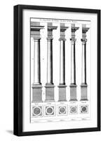 Columns Classical Orders-null-Framed Premium Photographic Print