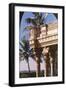 Columns Crowned by Achaemenian Bull Capitals Decorating the Entrance to the Zoroastrian College-null-Framed Photographic Print