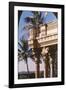 Columns Crowned by Achaemenian Bull Capitals Decorating the Entrance to the Zoroastrian College-null-Framed Photographic Print