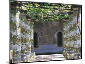 Columns Decorated with Majolica Tiles, Cloister of the Poor Clares, 1742-Domenico Antonio Vaccaro-Mounted Giclee Print