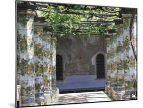 Columns Decorated with Majolica Tiles, Cloister of the Poor Clares, 1742-Domenico Antonio Vaccaro-Mounted Giclee Print