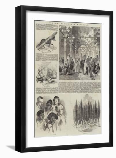 Columns from Constantinople-null-Framed Giclee Print