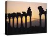Columns in Public Building, Probably the Court of Justice, Baalbek, Lebanon, Middle East-Fred Friberg-Stretched Canvas