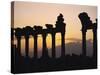 Columns in Public Building, Probably the Court of Justice, Baalbek, Lebanon, Middle East-Fred Friberg-Stretched Canvas