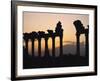 Columns in Public Building, Probably the Court of Justice, Baalbek, Lebanon, Middle East-Fred Friberg-Framed Photographic Print