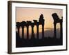 Columns in Public Building, Probably the Court of Justice, Baalbek, Lebanon, Middle East-Fred Friberg-Framed Photographic Print