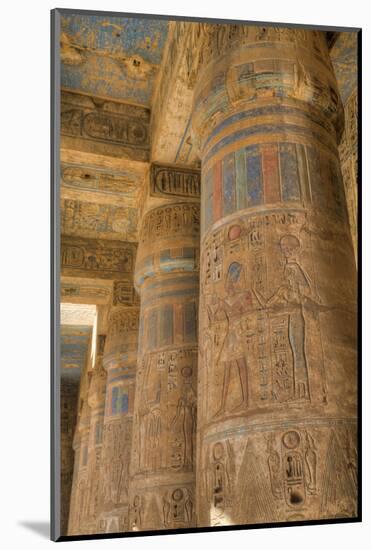 Columns in Second Court, Medinet Habu (Mortuary Temple of Ramses Iii), West Bank-Richard Maschmeyer-Mounted Photographic Print