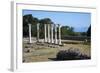 Columns in the Ancient Greek City of Asklepieion, Kos, Dodecanese, Greek Islands, Greece, Europe-null-Framed Photographic Print