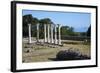 Columns in the Ancient Greek City of Asklepieion, Kos, Dodecanese, Greek Islands, Greece, Europe-null-Framed Photographic Print