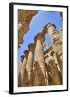 Columns in the Great Hypostyle Hall, Karnak Temple, Luxor, Thebes, Egypt, North Africa, Africa-Richard Maschmeyer-Framed Photographic Print