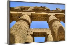 Columns in the Great Hypostyle Hall, Karnak Temple, Luxor, Thebes, Egypt, North Africa, Africa-Richard Maschmeyer-Framed Photographic Print