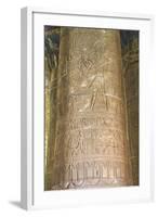 Columns in the Hypostyle Hall, Temple of Horus, Edfu, Egypt, North Africa, Africa-Richard Maschmeyer-Framed Photographic Print