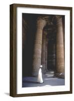 Columns in the Hypostyle Hall, Temple of Horus, Edfu, Egypt, Ptolemaic Period, c251 BC-246 BC-Unknown-Framed Giclee Print