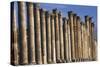 Columns of Cardo Maximus St. Jerash, Jordan-Claudia Adams-Stretched Canvas